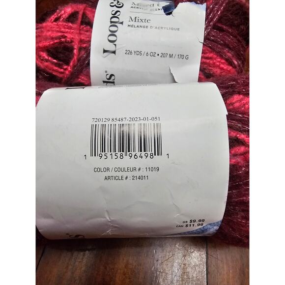 Loops and threads mixed up 2 skeins - Picture 5 of 5